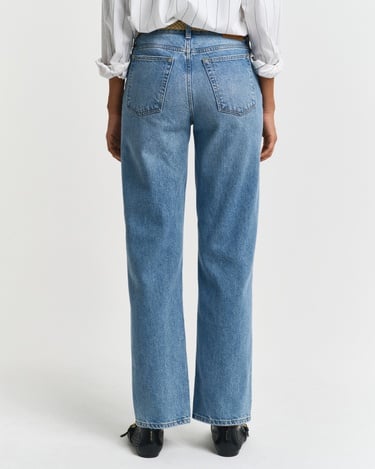  GANT Kadın Mavi Straight Fit Pantolon