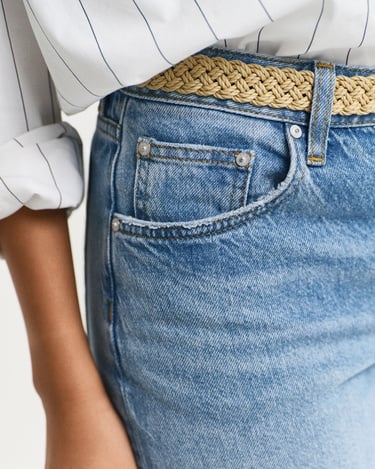  GANT Kadın Mavi Straight Fit Pantolon