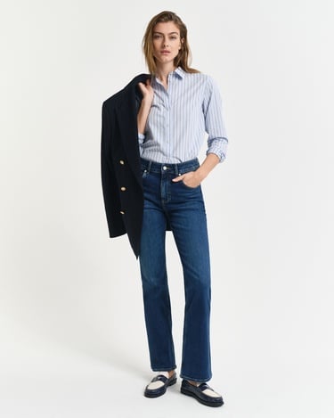  GANT Kadın Lacivert Slim Fit Flare Jean