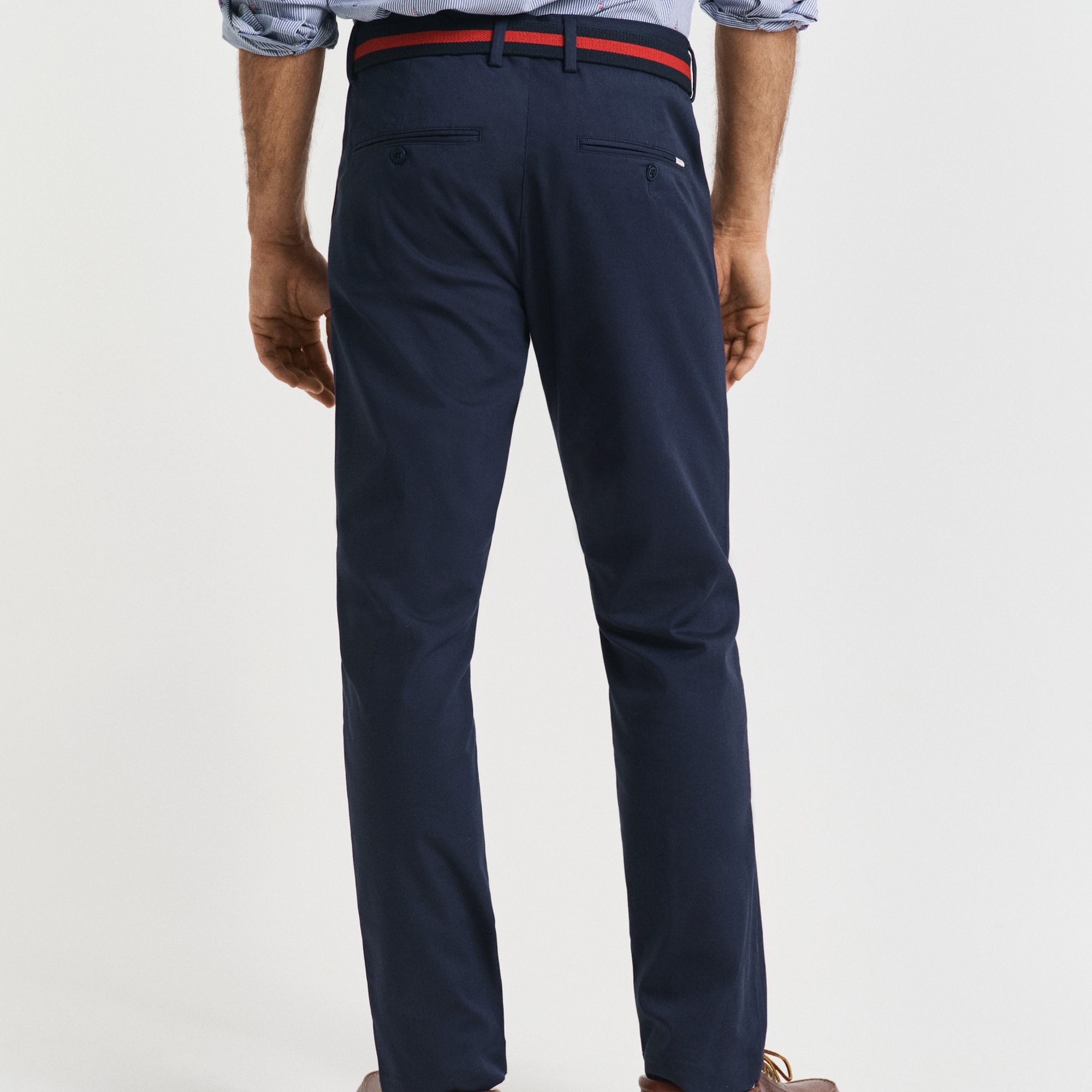 GANT Erkek Mavi Slim Fit Pantolon