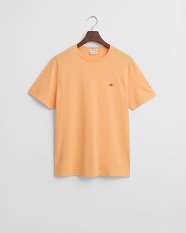  GANT Erkek Turuncu Regular Fit Bisiklet Yaka T-Shirt