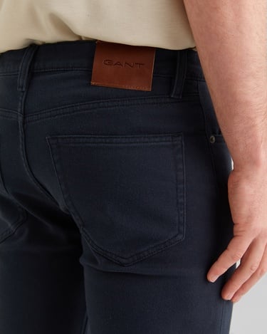  GANT Erkek Siyah Slim Fit Pantolon