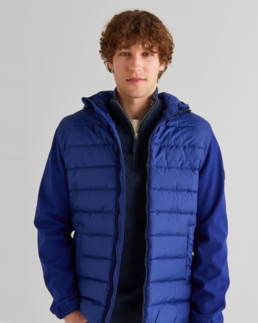  GANT Erkek Lacivert Kapüşonlu Kapitone Mont