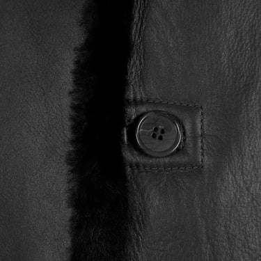  Viony Siyah Erkek Kürk Ceket