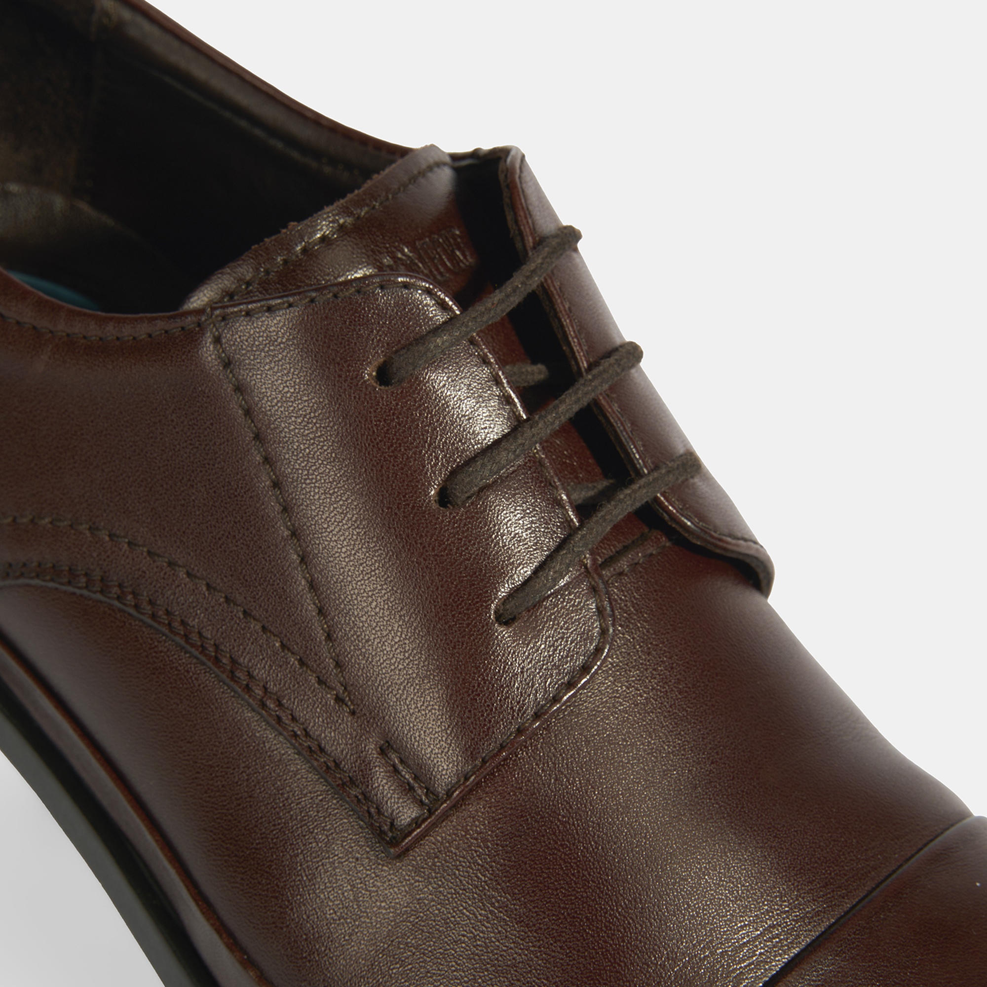 Erkek Kahve DesaComfort Deri Bağcıklı Günlük Ayakkabı