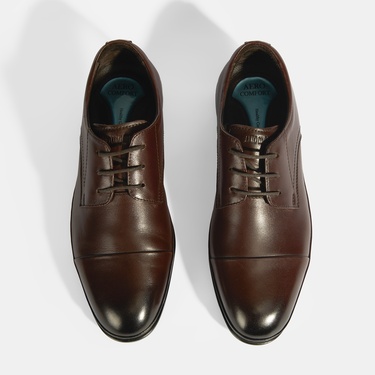  Erkek Kahve DesaComfort Deri Bağcıklı Günlük Ayakkabı