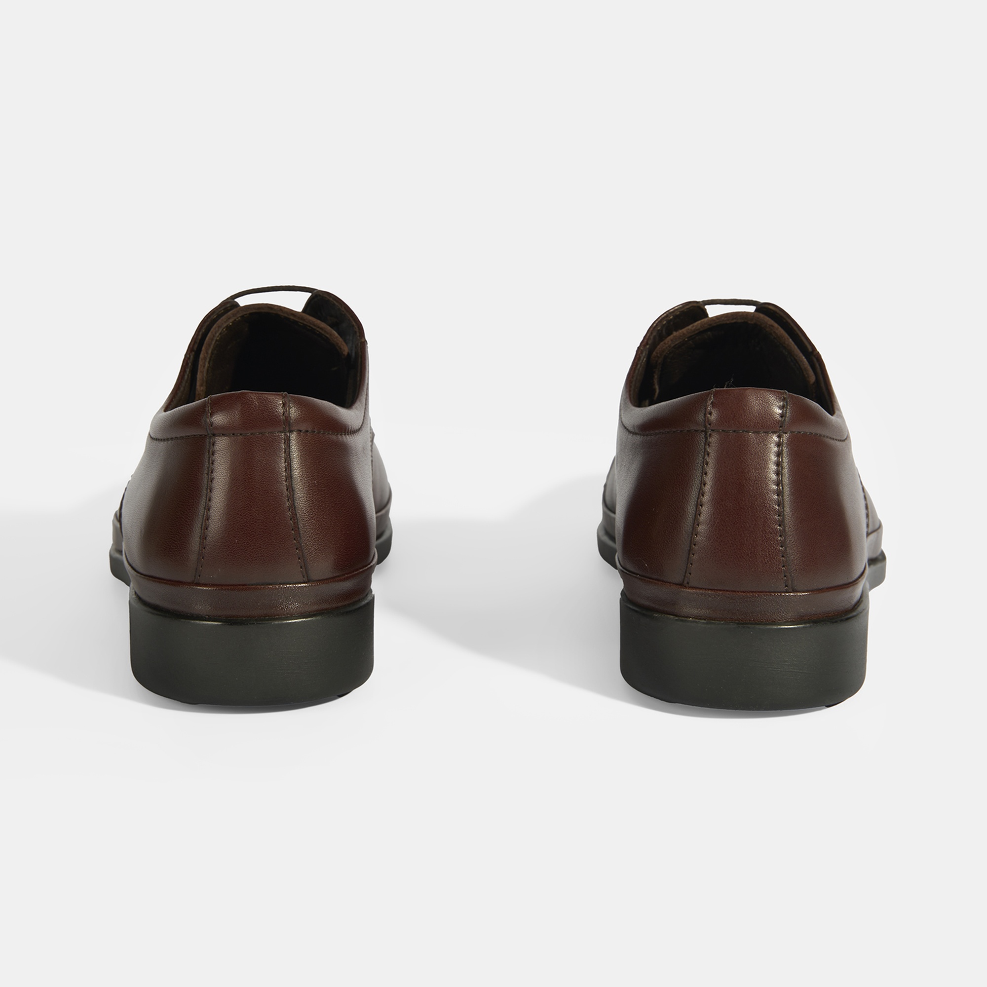 Erkek Kahve DesaComfort Deri Bağcıklı Günlük Ayakkabı