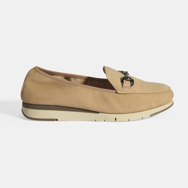  Kadın Bej Süet DesaComfort Günlük Ayakkabı