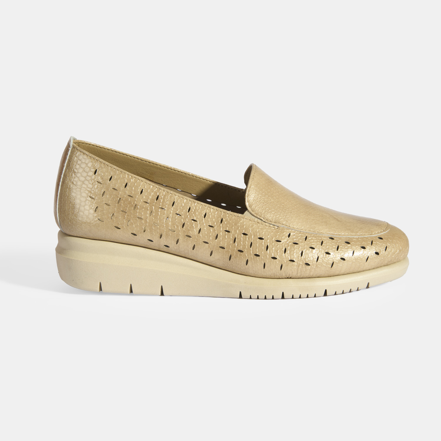  Kadın Bej Deri DesaComfort Günlük Ayakkabı