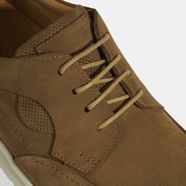  Erkek Taba Nubuk Deri Bağcıklı DesaComfort Günlük Ayakkabı