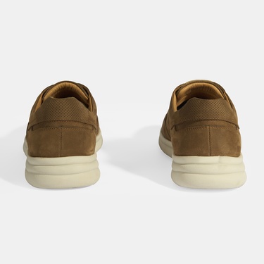  Erkek Taba Nubuk Deri Bağcıklı DesaComfort Günlük Ayakkabı