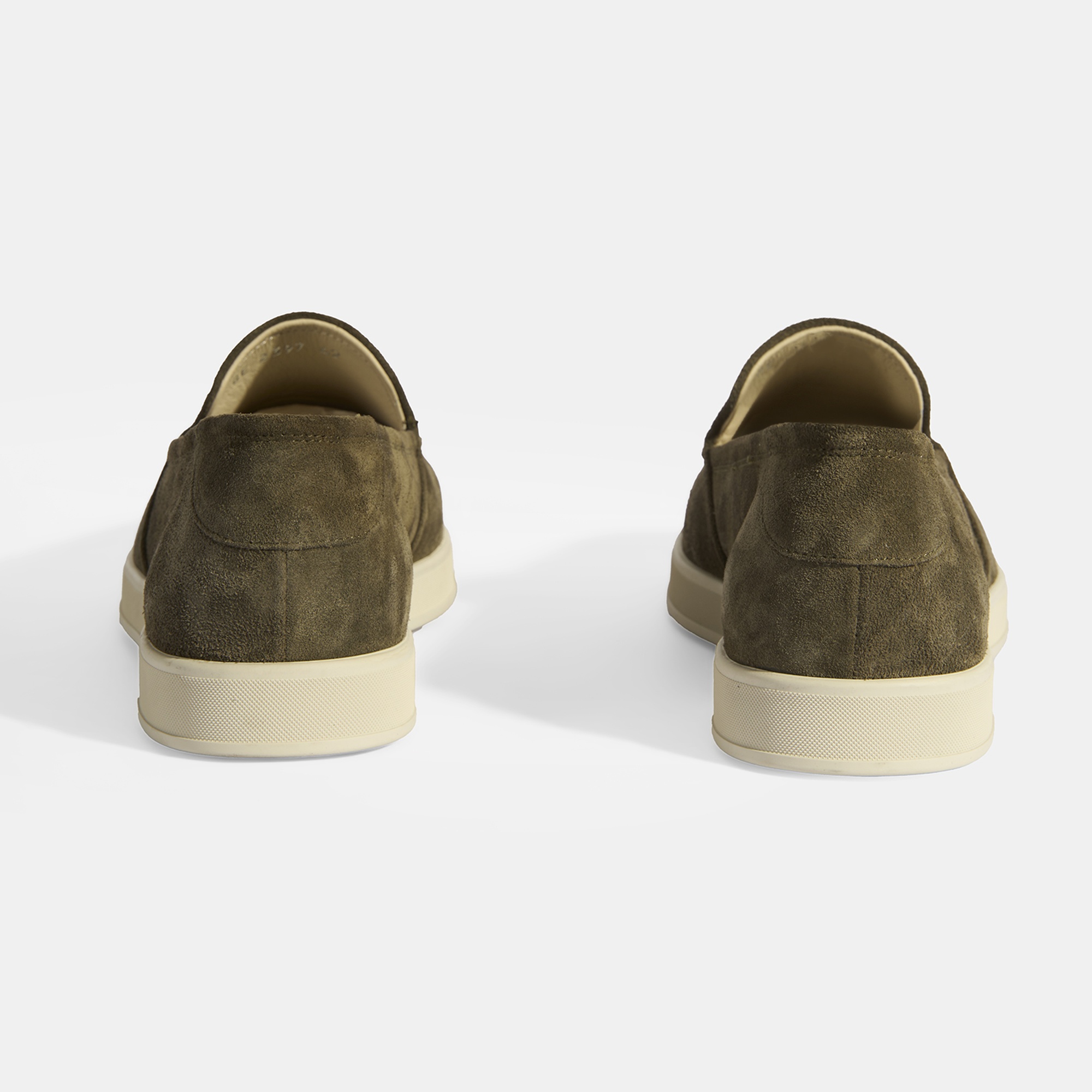 Peraleda Haki Erkek Slip-On Süet Loafer