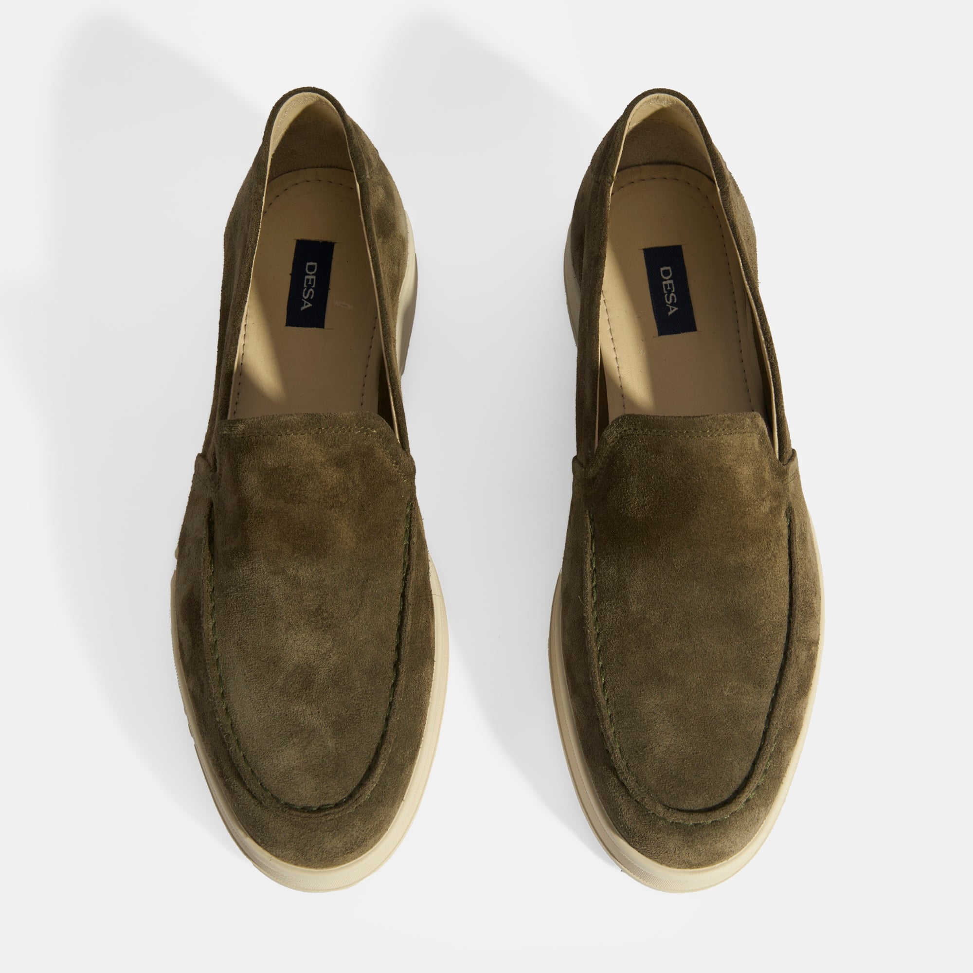 Peraleda Haki Erkek Slip-On Süet Loafer