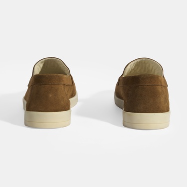  Kahve Erkek Süet Püsküllü Loafer
