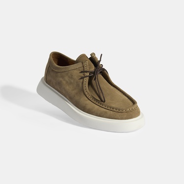  Vizon Erkek Bağcıklı Süet Günlük Ayakkabı