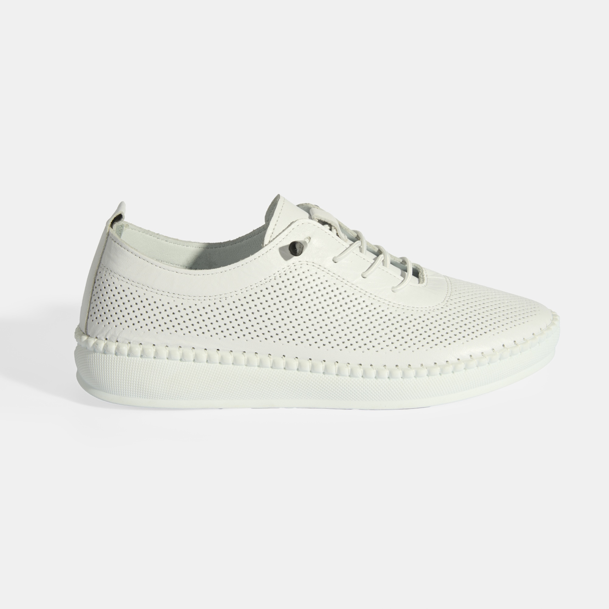 Kadın Beyaz Deri Günlük Ayakkabı