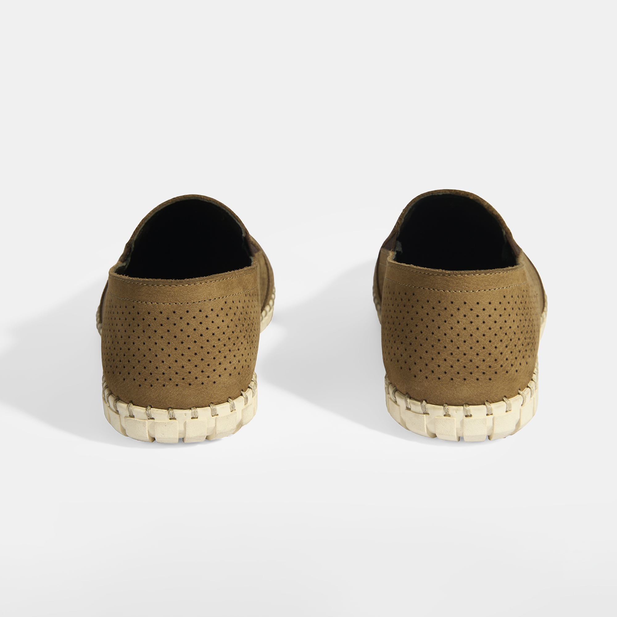 Dislina Kahve Erkek Deri Slip-On Günlük Ayakkabı