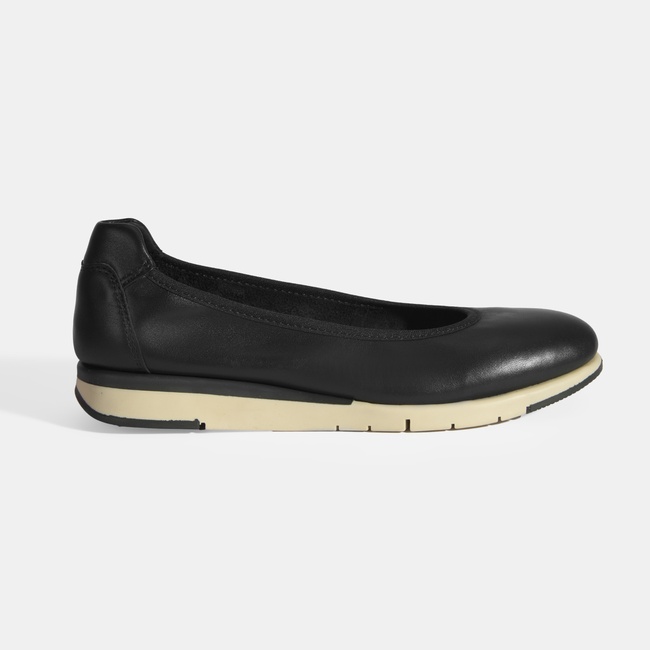  Kadın Siyah Deri DesaComfort Günlük Ayakkabı