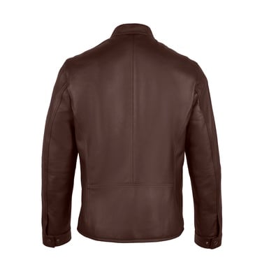  Dyami Kahve Erkek Deri Mont