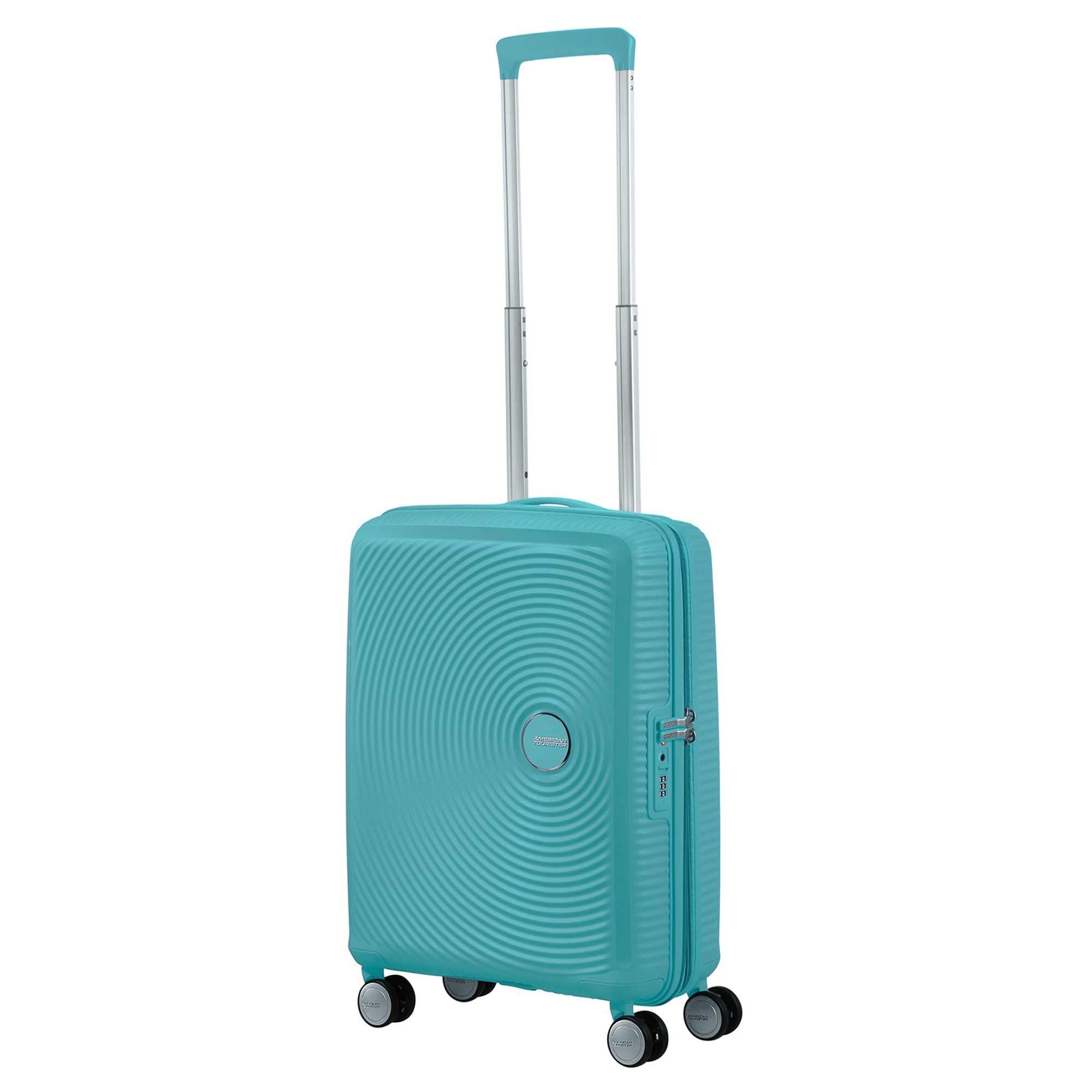 American Tourister Turkuaz Soundbox - 55 cm Kabin Boy Sert Valiz