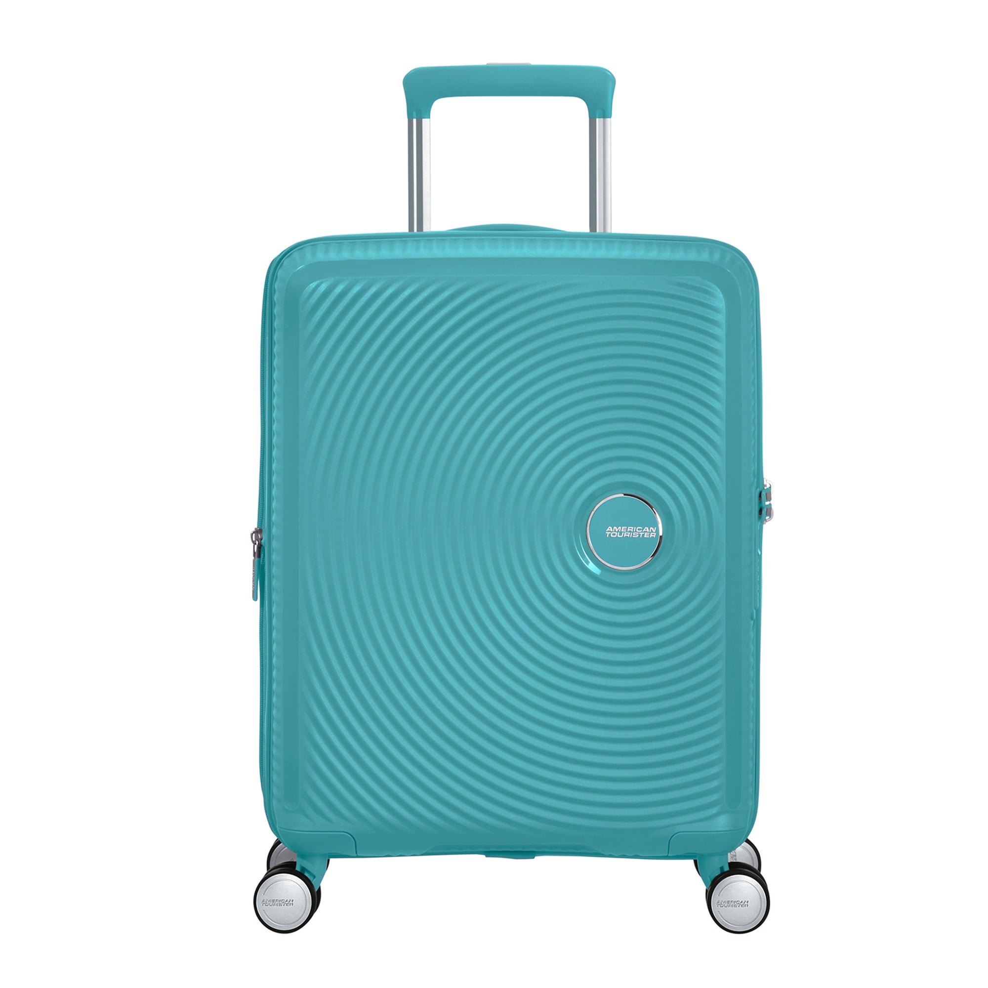 American Tourister Turkuaz Soundbox - 55 cm Kabin Boy Sert Valiz