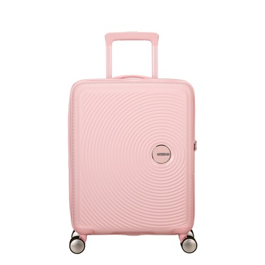  American Tourister Açık Pembe Soundbox - 55 cm Kabin Boy Sert Valiz