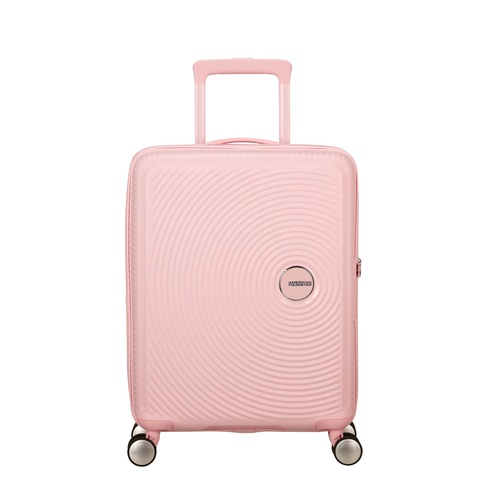  American Tourister Açık Pembe Soundbox - 55 cm Kabin Boy Sert Valiz