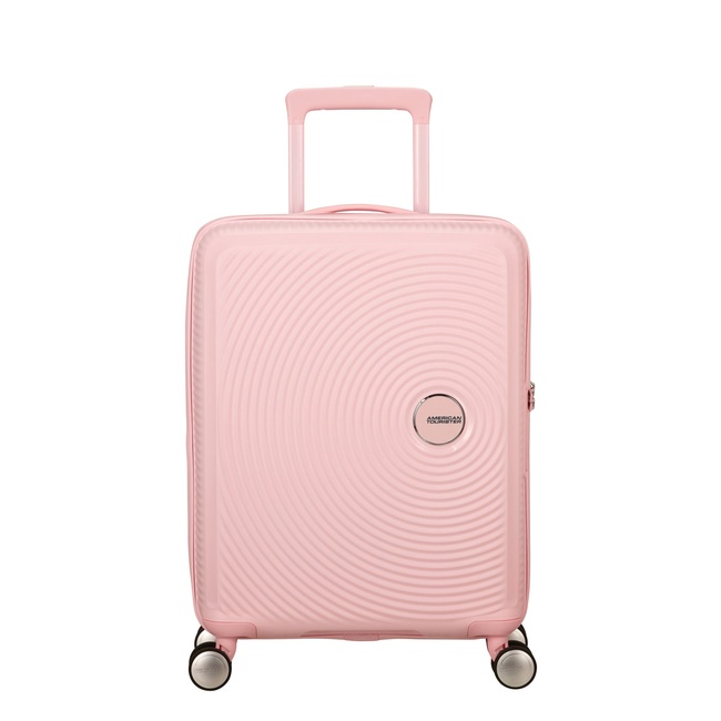  American Tourister Açık Pembe Soundbox - 55 cm Kabin Boy Sert Valiz
