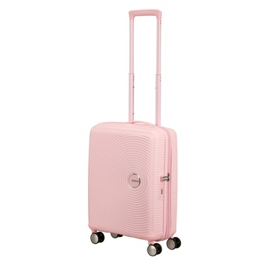  American Tourister Açık Pembe Soundbox - 55 cm Kabin Boy Sert Valiz