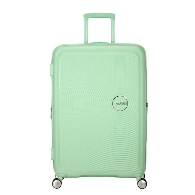  American Tourister Yeşil Soundbox-Spinner Büyük Boy Valiz