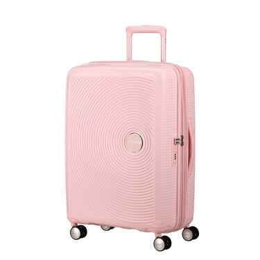  American Tourister Açık Pembe Soundbox - 67 cm Orta Boy Sert Valiz