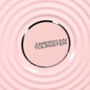  American Tourister Açık Pembe Soundbox - 67 cm Orta Boy Sert Valiz