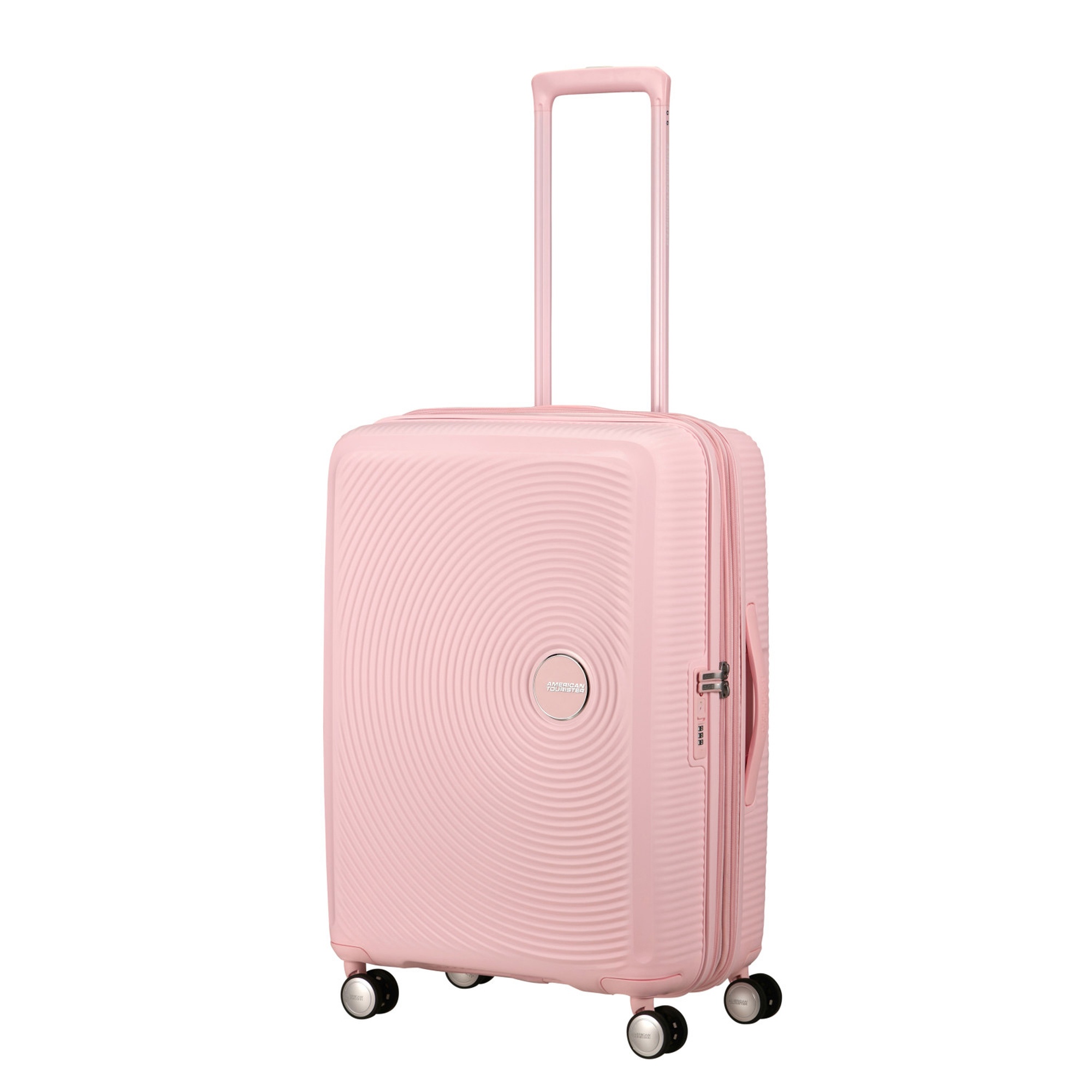 American Tourister Açık Pembe Soundbox - 67 cm Orta Boy Sert Valiz
