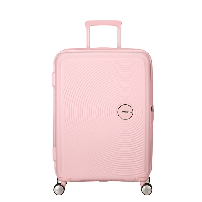  American Tourister Açık Pembe Soundbox - 67 cm Orta Boy Sert Valiz