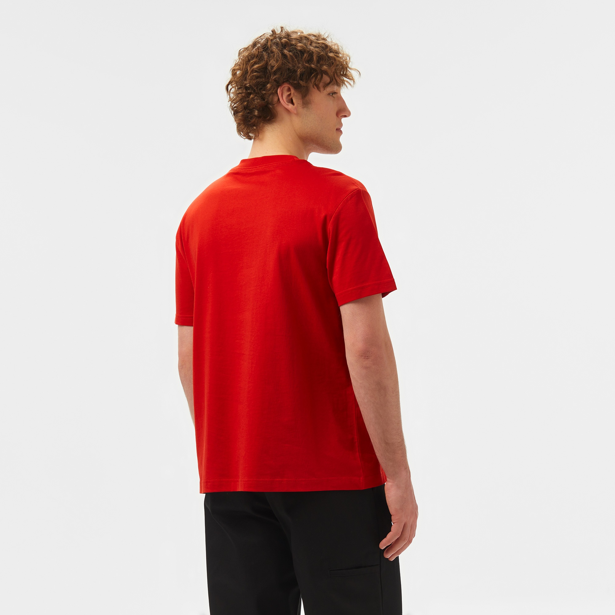 Calvin Klein Monologo Shift Erkek Kırmızı T-Shirt