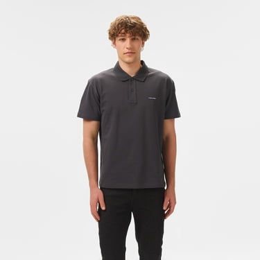  Calvin Klein Label Erkek Siyah Polo