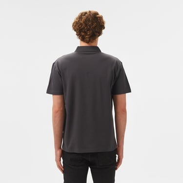  Calvin Klein Label Erkek Siyah Polo