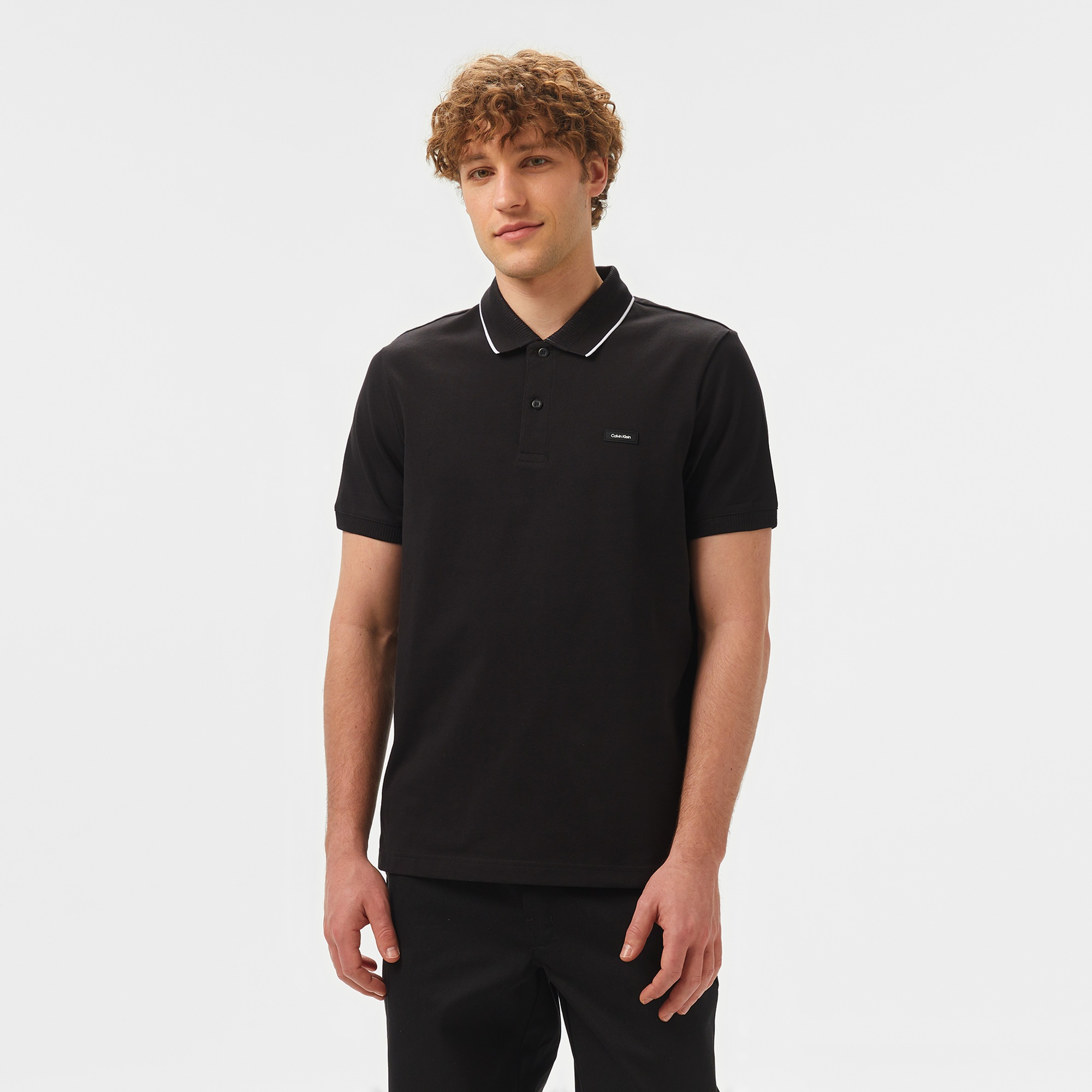 Calvin Klein Erkek Siyah Polo