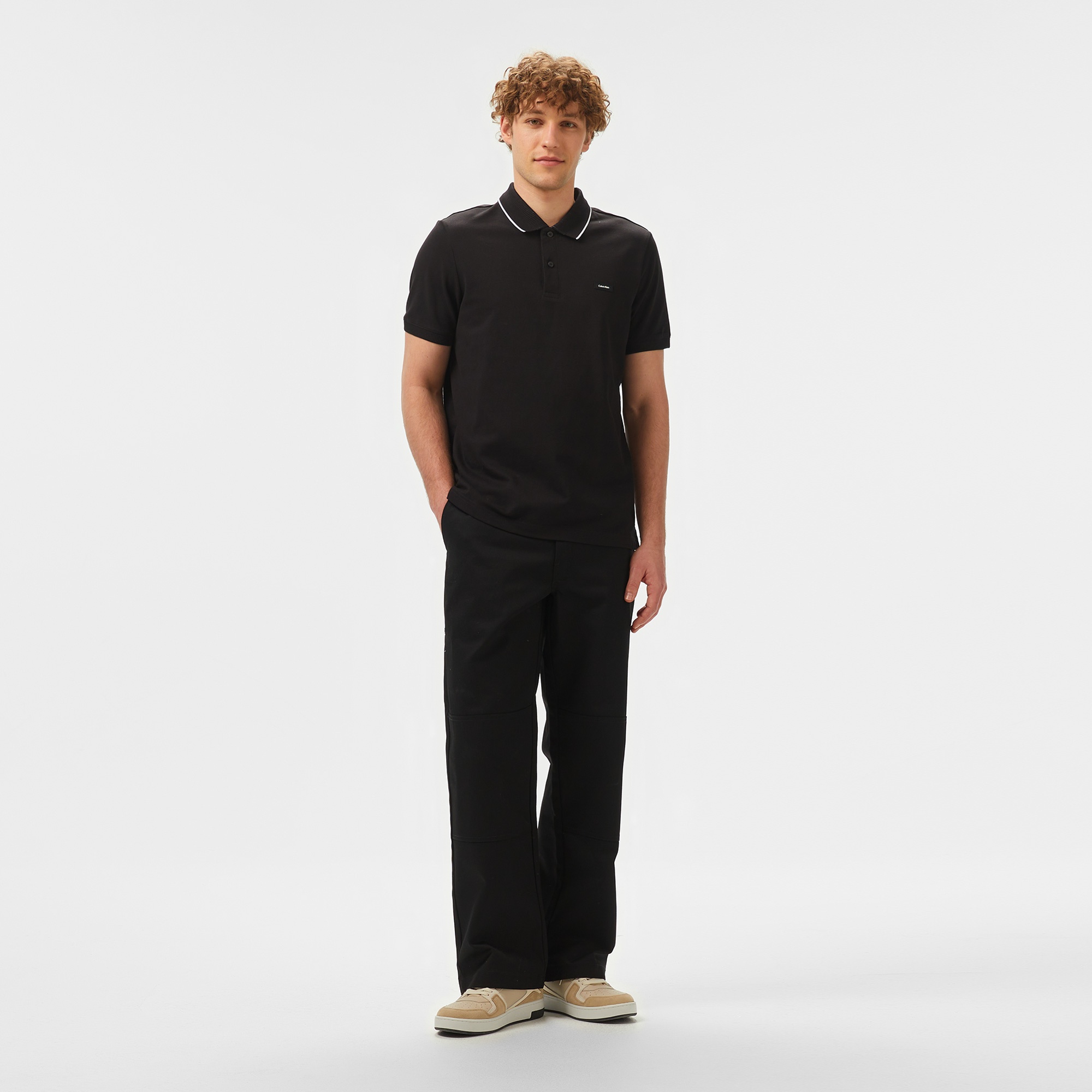 Calvin Klein Erkek Siyah Polo