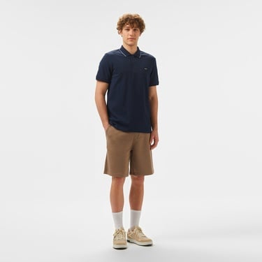  Calvin Klein Stretch Pique Multi Tipping Erkek Mavi Polo