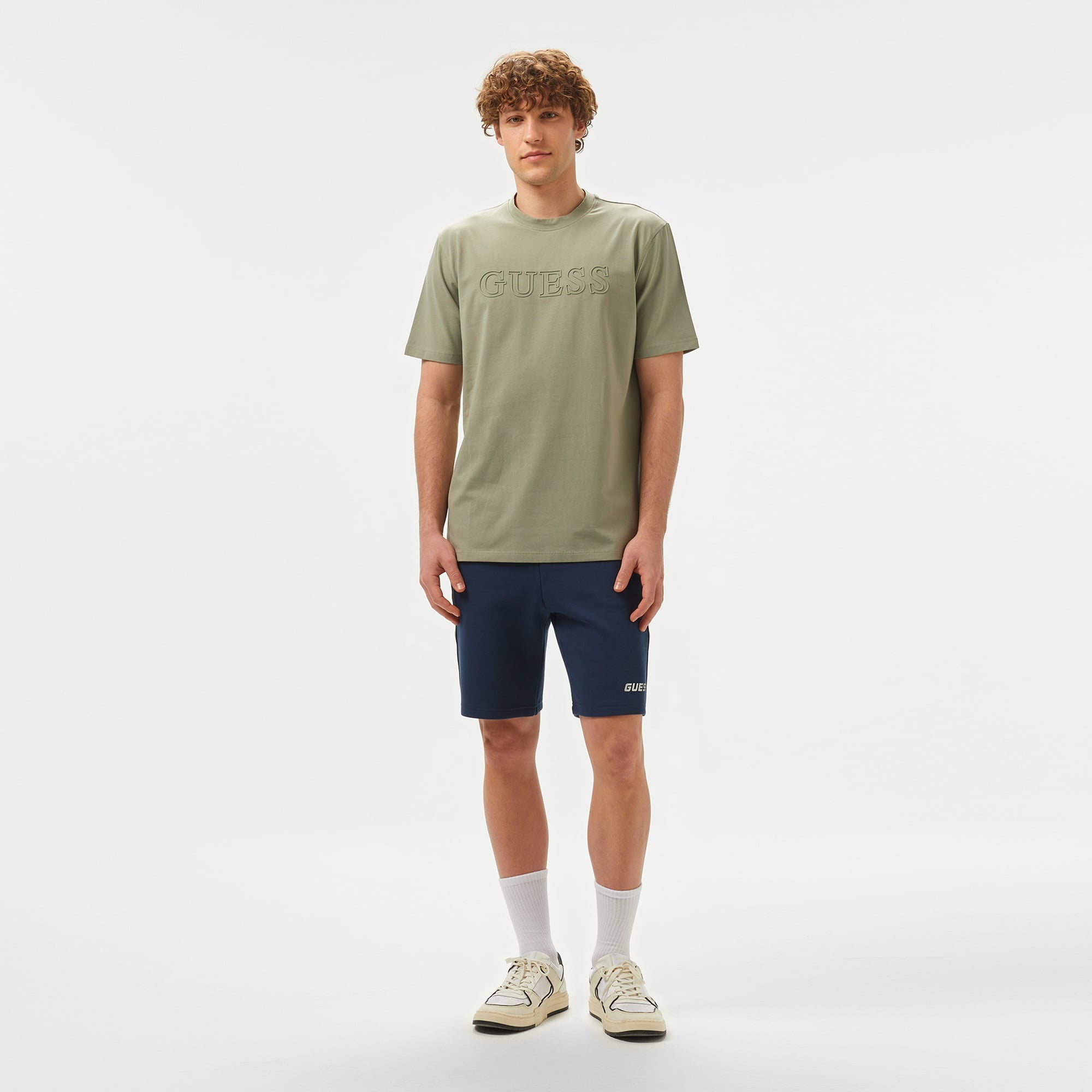 Guess Alphy Erkek Yeşil T-Shirt