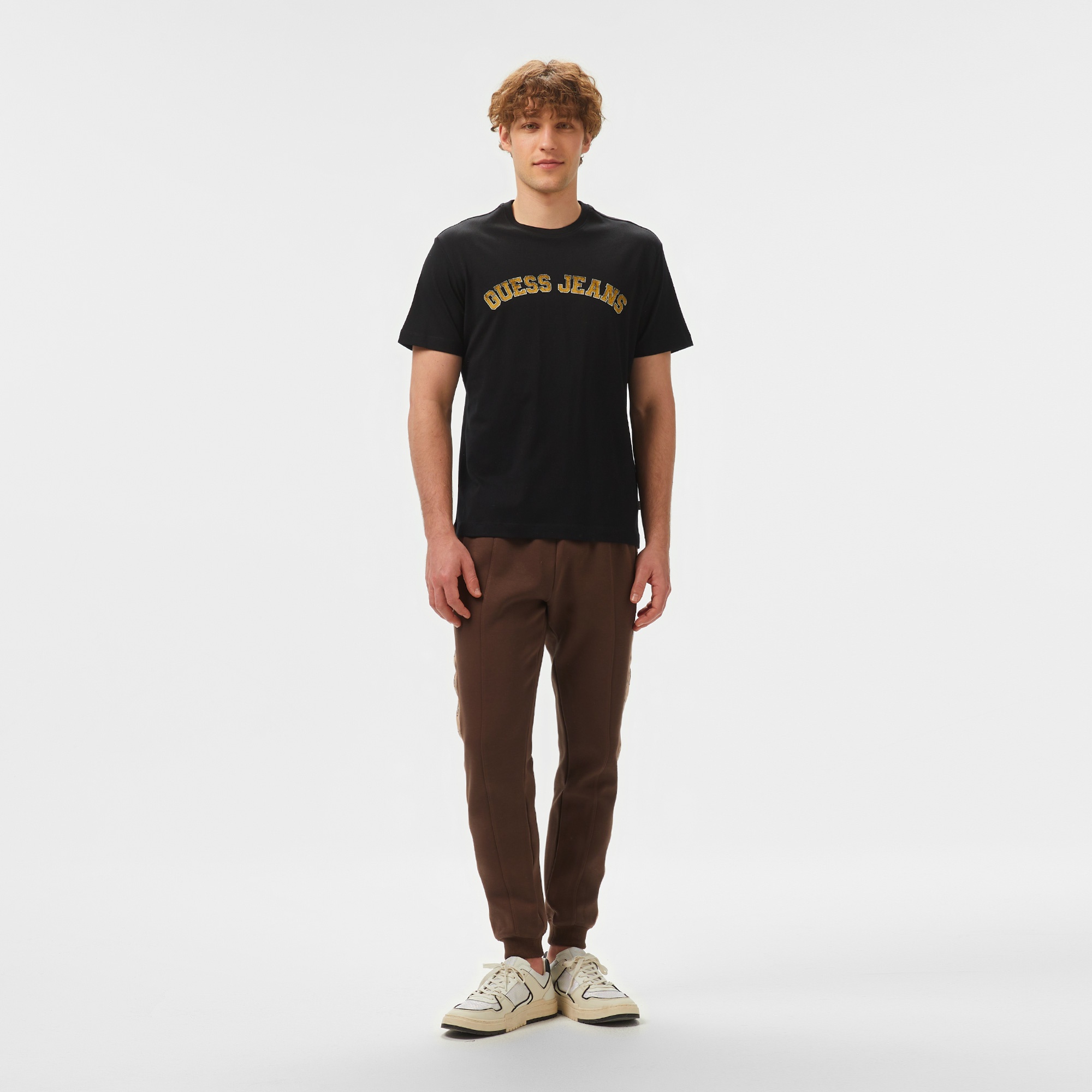 Guess Mid Organic Heavy Erkek Siyah T-Shirt