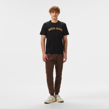  Guess Cn Regllegi Mid Organic Heavy 205 Erkek Siyah T-Shirt