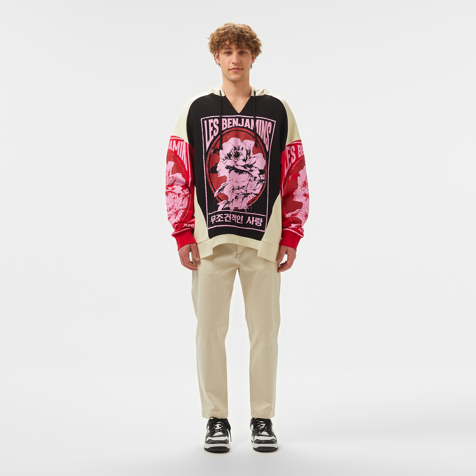 Les Benjamins 106 Erkek Renkli Hoodie