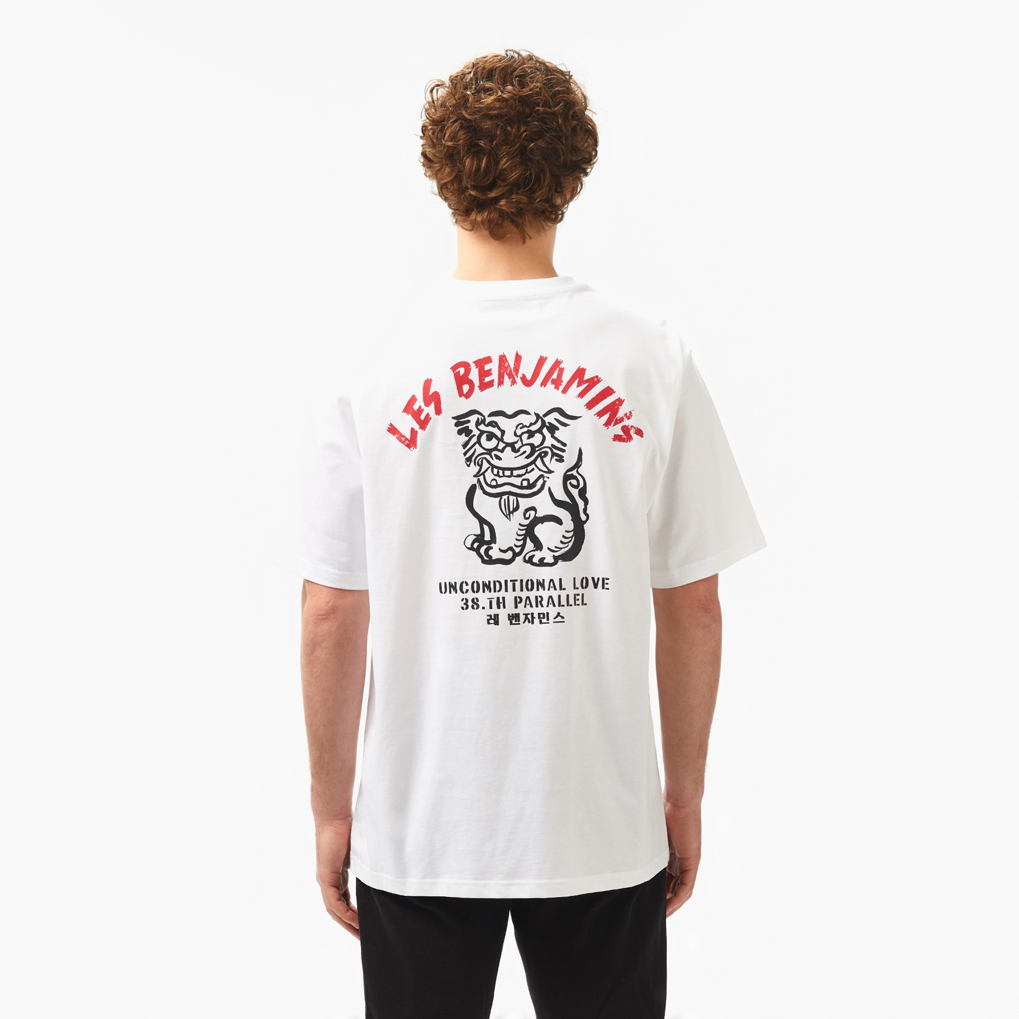 Les Benjamins Relaxed 031 Erkek Beyaz T-Shirt
