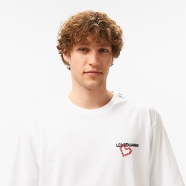  Les Benjamins Relaxed 024 Erkek Beyaz T-Shirt