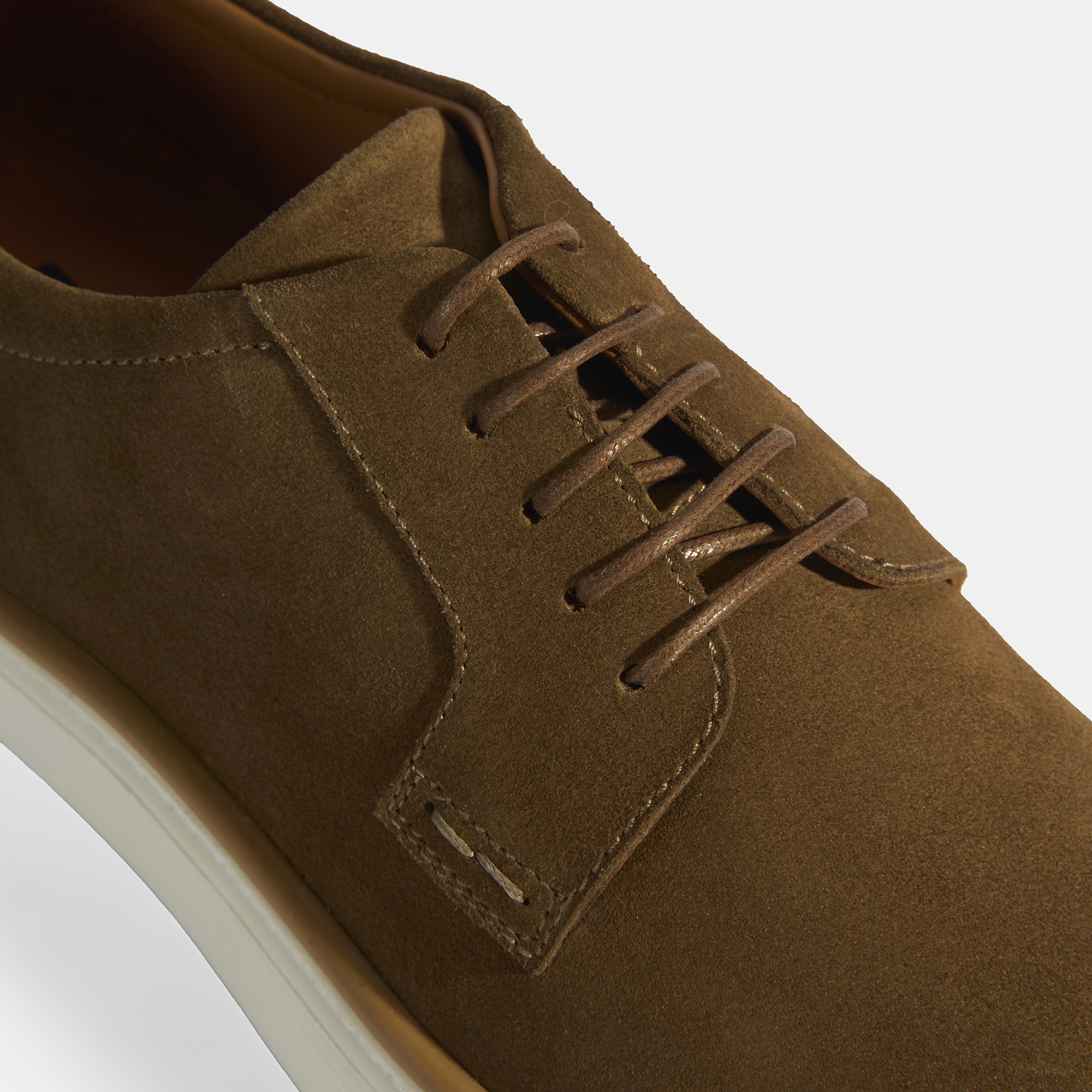 Kahve Erkek Bağcıklı Süet Günlük Ayakkabı