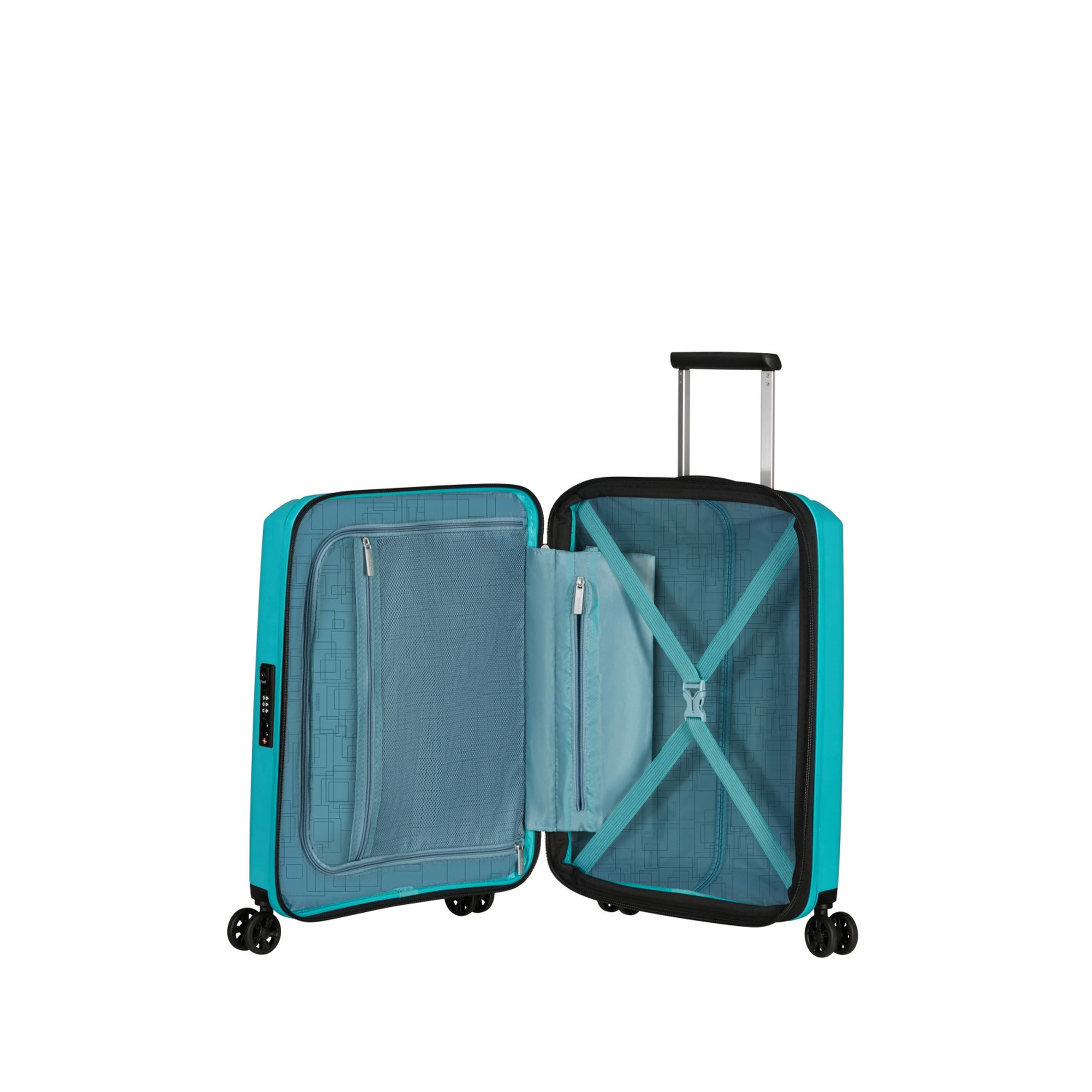 American Tourister Turkuaz Aerostep-Spinner Körüklü 55/20 Kabin Boy Valiz