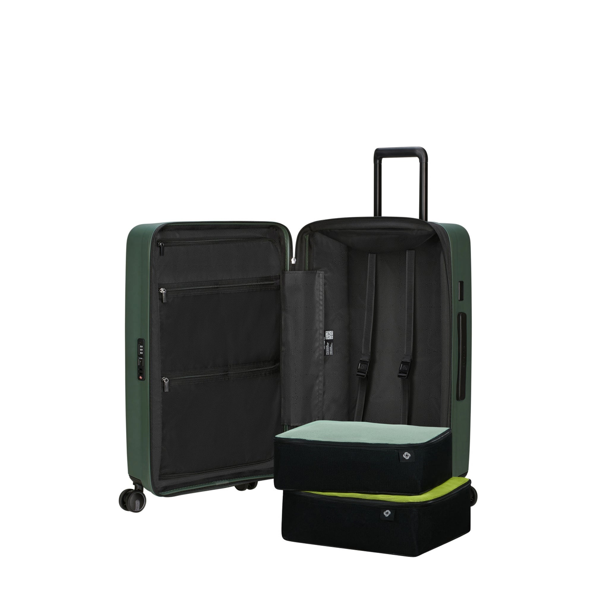 Samsonite Koyu Yeşil Restackd 68/25 Orta Boy Valiz