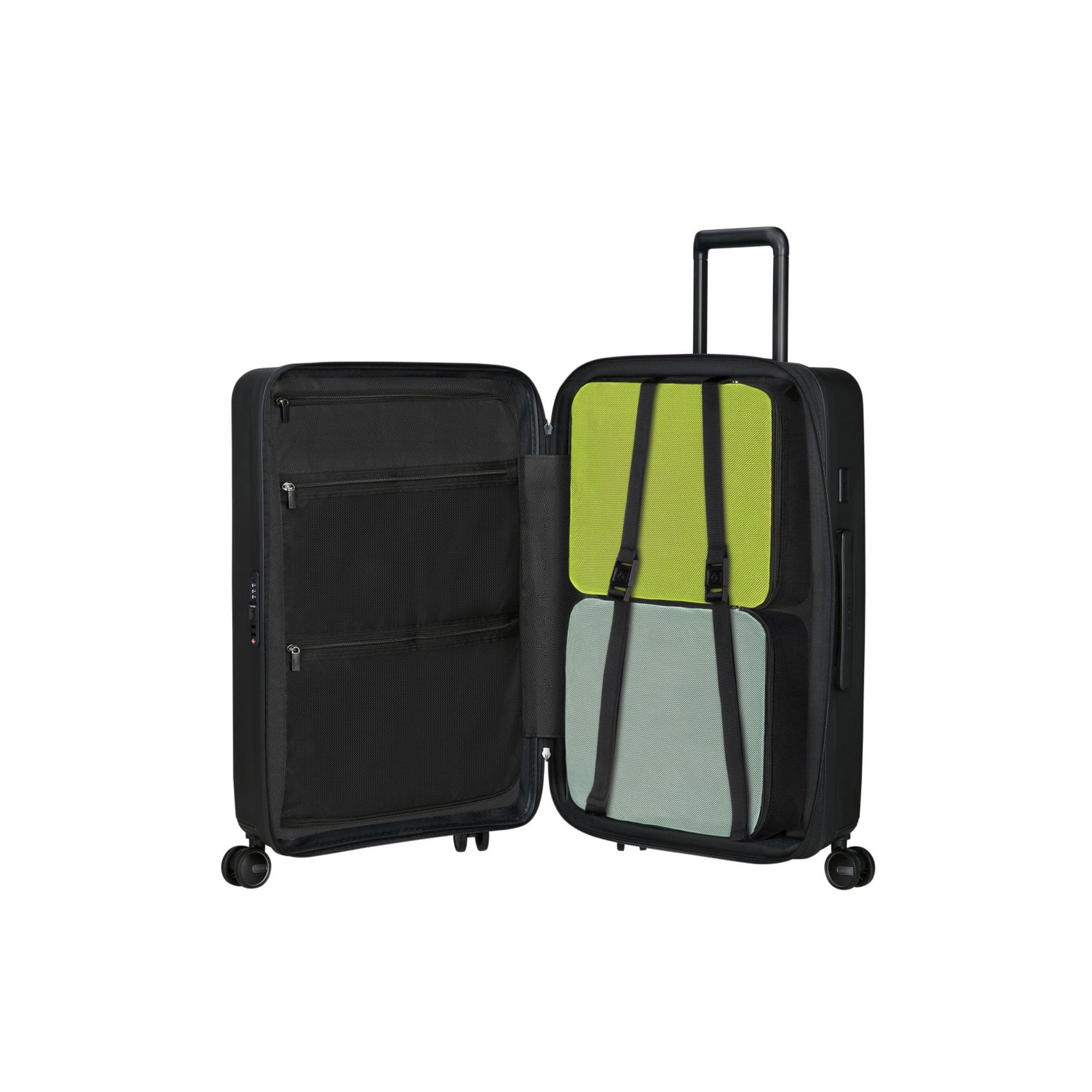 Samsonite Siyah Restackd 68/25 Orta Boy Valiz